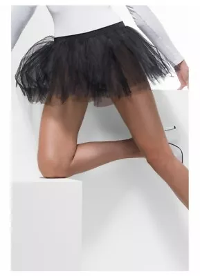 Black Tutu Underskirt Tulle Skirt 80s Colour Women Costume Sport Team Carnival • $6