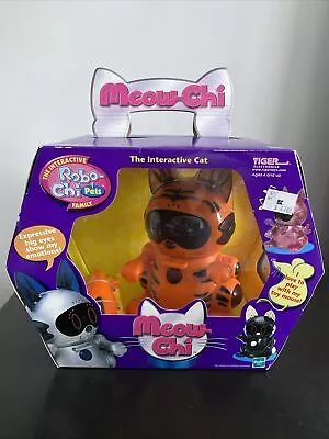 Meow Chi Robo Chi Robot Interactive Cat Tiger Electronics Hasbro NEW 2000 • $49.39