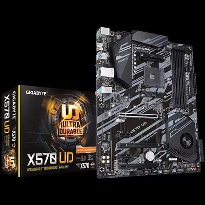 Gigabyte GA-X570-UD X570 UD Motherboard AM4 4xDDR4 6xSATA 1xM.2 USB3.1 ATX • $229