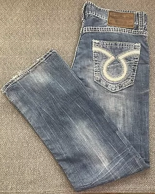 BIG STAR Voyager Straight 34R Men's Blue Jeans 34x32 • $35.97