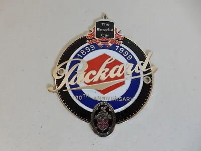 Vintage 1899-1999 Packard 100th Anniversary Ltd Ed 21/500 Car Badge Auto Emblem • $155.42