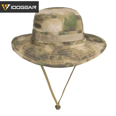 IDOGEAR Tactical Boonie Hat Fishing Hat Hiking Hat Camo Adjustable MOLLE Airsoft • $16.03