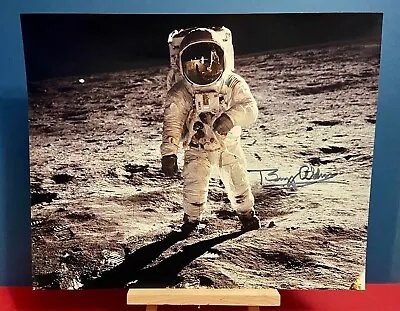 BUZZ ALDRIN Former US Astronaut Genuine Authentic Signed 14x11 PHOTO UACC COA • £799