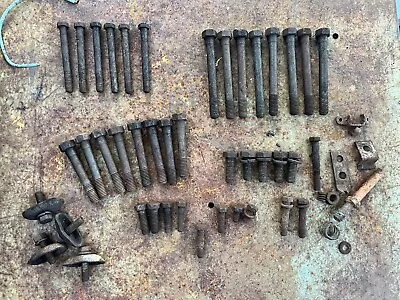 Vintage Ford Model A Bolts Fasteners Parts Pieces Lot Body Engine Transmission • $45