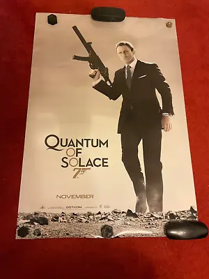 Quantum Of Solace Original Movie Poster Double Sided US One Sheet James Bond • £34.99