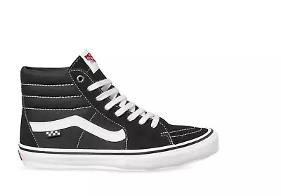 $134.95 • Buy Vans Shoes Sk8-Hi (Pro) Skate Shoes BLACK / WHITE Aust High Top Classics SK8 HI 