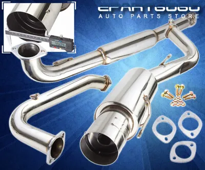For 95-99 Mitsubishi Eclipse GST Steel Catback Exhaust System + 4.5  Muffler Tip • $153.99