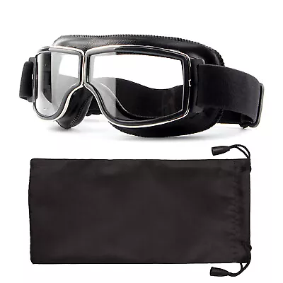 Goggles Aviator Pilot Glasses Driving Riding Biker Motorcycle Cruiser Eyewear • $31.45