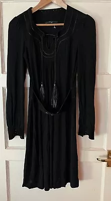 GUCCI DRESS BLACK TASSELS SUEDE VINTAGE 2008 COLLECTION FRIDA GIANNINI Gucci • $568.46