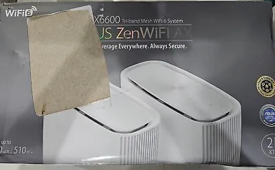 New ASUS AX6600 ZenWiFi AX Tri-band Mesh WiFi 6 • $295.96
