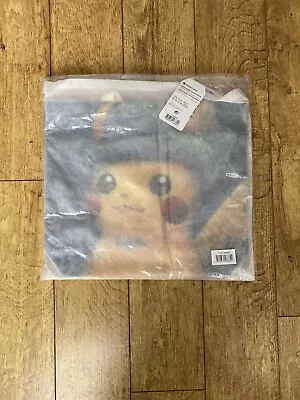 Pokemon X Van Gogh Museum Pikachu Grey Felt Hat Canvas Tote Bag ✅IN HAND✅ 1 • £10