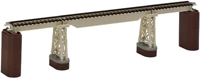 TOMIX N Gauge Fine Track Trestle Bridge S280 (F) Ivory 3277 • $25.10