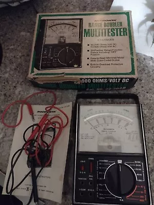 Micronta Range Doubler Multitester 43 Ranges No. 22-204A With Leads -Vintage • $14.98