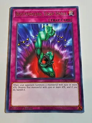 BOTTOMLESS TRAP HOLE GEIM-EN045 Rare 1st Edition Yugioh • $1