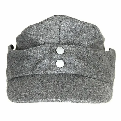 WWII German Army Elite EM M43 M1943 Panzer Wool Field Cap Hat Grey Size 58 • $15.99