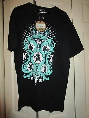 NWT K1X Nation Of Hoops 5th Element Black Navy Mint Graphic T-Shirt Size 2XL • $24.99