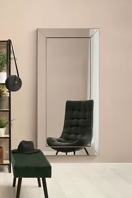 Large Mirror Venetian Full Length Long Leaner Wall 5Ft9 X 2F9 174cm X 85cm • £131.99