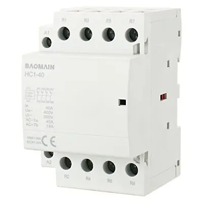 Baomain AC Contactor HC1-40 120V 40A Coil 4 Pole Normally Closed(N/C) Universal • $24.52