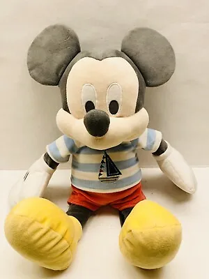 Disney Mickey Mouse Sailor Plush Stuffed Animal Doll Toy Gift  Collectible 15” • $11.99