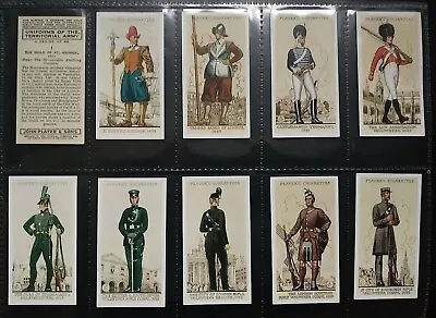 Players-full Set- Uniforms Of The Territorial Army 1939 (50 Cards) Vg • £6.50