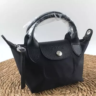 Longchamp Le Pliage Neo XS  Black Shoulder Tote Bag 3 Way Bag Japan Outlet New　! • $116.99