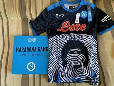 Ea7 Armani Shirt L Napoli Maradona Limited Edition Box #810 Champions 23 No Fake • £1500