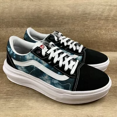 VANS Old Skool Overt Tie Dye Black/Multi Shoes Sneakers Mens 10 Womens 11.5 NEW • $67.49