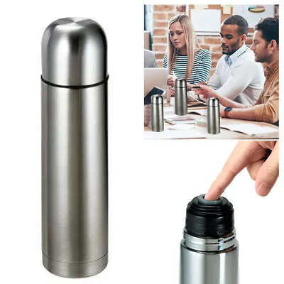 $14.99 • Buy 1 Thermos Coffee Bottle Stainless Steel Vacuum Flask Travel 17 Oz Unbreakable