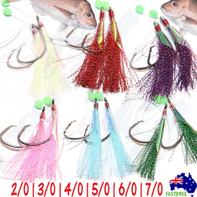 $5.95 • Buy Snapper Flasher Rigs Snatcher Circle Hooks Bellambi Flashers Rigz Paternoster