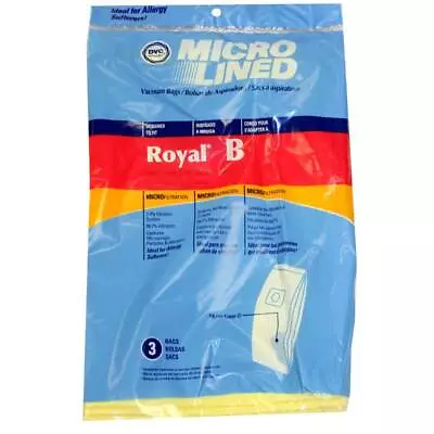 Royal Vacuum Bags Type B Vacuum Bags 3 Pack By DVC • $7.24