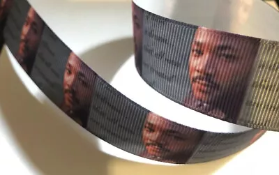 MLK Martin Luther King 1” Black History Month Grosgrain Ribbon - By The Yd • $2.50