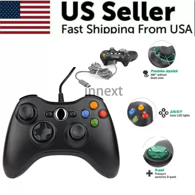 $17.85 • Buy For PC Xbox 360 Console  Xbox 360 Controller USB Wired Remote Gamepad Joystick