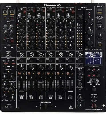 Pioneer DJM-V10 (Condition Open Box) 6-Channel Professional DJ Mixer (Black) • $3499