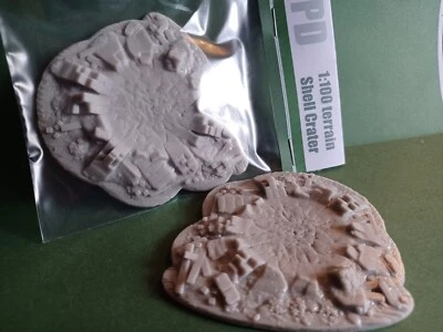£4.99 • Buy 1/100 Terrain, Shell Hole ,ww2,15mm Wargame, Flames Of War, Objective Marker,WOT