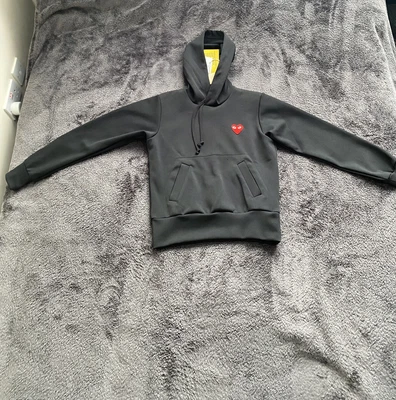 £180 • Buy Comme Des Garcons Play Black Hoodie