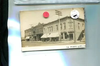 La Porte City Iowa National Bank Real Photo Postcard 803q • $59.99