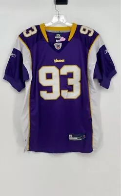 Reebok Mens Purple White Minnesota Vikings Kevin Williams #93 NFL Jersey Size 48 • $7.99