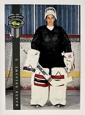 Manon Rheaume 1992 Classic Four Sport #224 Rookie (RC) Tampa Bay Lightning • $1.49