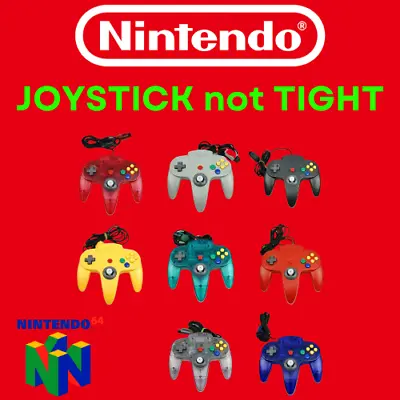 BAD JOYSTICK Official Nintendo 64 Controller AUTHENTIC 👾 OEM N64 Remote NUS-005 • $17.99