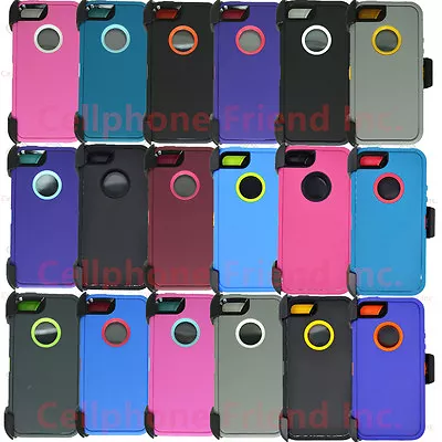 For Apple IPhone 5 5S SE 1st Shockproof Defender Case With Belt Clip & Screen • $7.99