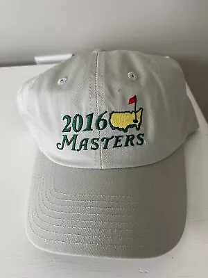 Masters 2016 Gray Golf Adjustable Hat/Cap American Needle • $5.51