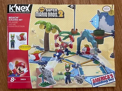 K'NEX Super Mario Bros 2 Beach Building Set 161 Pieces Limited Edition #38624 • $8
