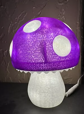 Mushroom Lamp/NighLight In Purple • $28