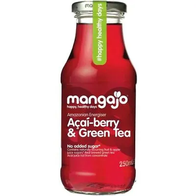 Mangajo Acai Berry & Green Tea 250ml-6 Pack • £14.78
