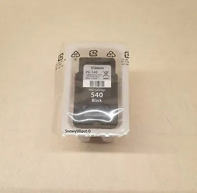 Genuine Sealed Canon Cannon Genuine PG-540 Black Ink Cartridge PG 540 • £17.50