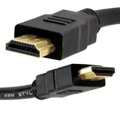 3m EXTRA LONG HDMI Cable High Speed With Ethernet V1.4 FULL HD 4K 3D ARC GOLD • £5.99