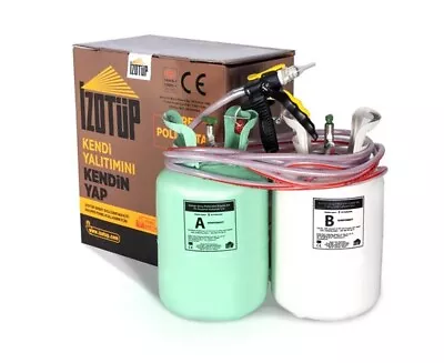 £399 • Buy DIY Spray Foam Insulation Kit With 3m Hoses & 10 Nozzles Closed-Cell Covers 18m2