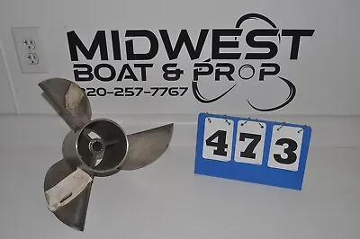 Mercury 14 X 25 Rh Hand Cleaver Stainless Propeller Solid 15 Spline 48-74604a4 • $299