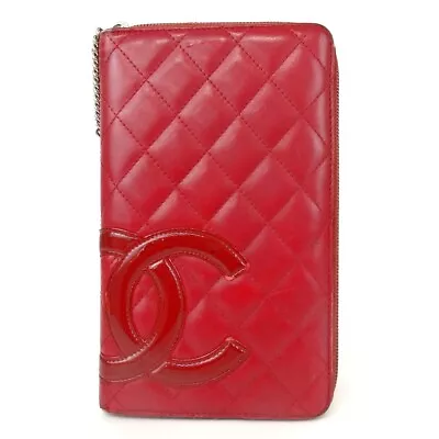 Authentic CHANEL Cambon Line Wallet Leather [Used] • $143.50