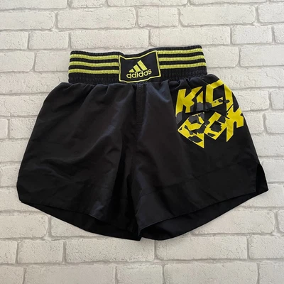 £15.59 • Buy Adidas Kick Boxing Shorts Mens XL Black Yellow